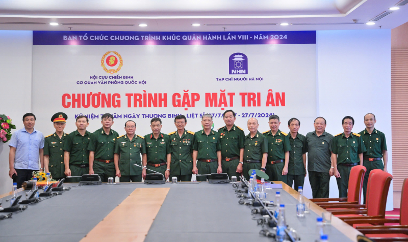 Hội Cựu chiến binh cơ quan Văn phòng Quốc hội gặp mặt, tri ân Ban tổ chức Chương trình Khúc quân hành -0