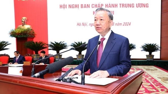 Ban Chấp hành Trung ương Đảng bầu đồng chí Tô Lâm giữ chức Tổng Bí thư Ban Chấp hành Trung ương Đảng Cộng sản Việt Nam khóa XIII