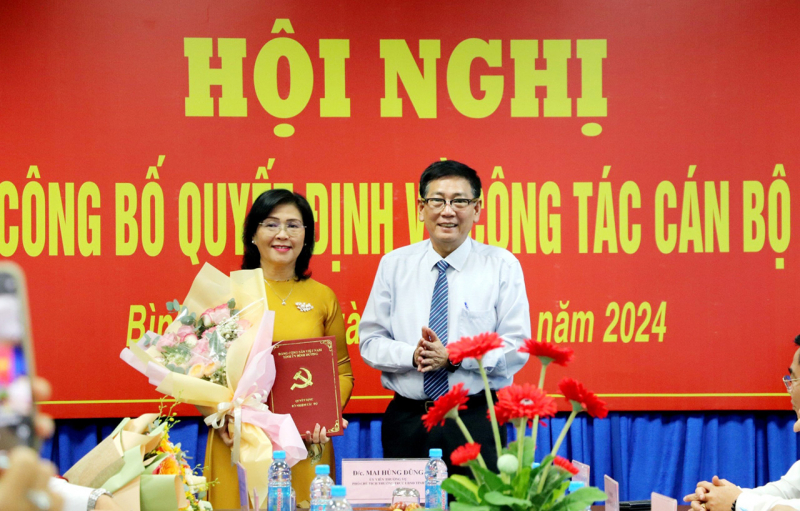 Bí thư Thành uỷ Thuận An Huỳnh Thị Thanh Phương được điều động, bổ nhiệm làm Giám đốc Sở Nội vụ