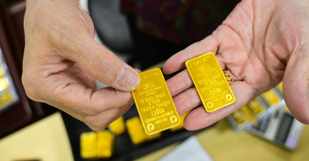 The price of SJC gold bars in the free market dropped sharply, buyers ...