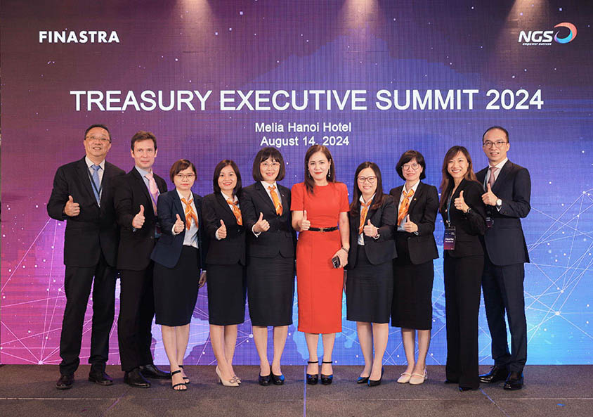 Đại diện của LPBank và Finastra tham dự sự kiện Treasury Executive Summit 2024