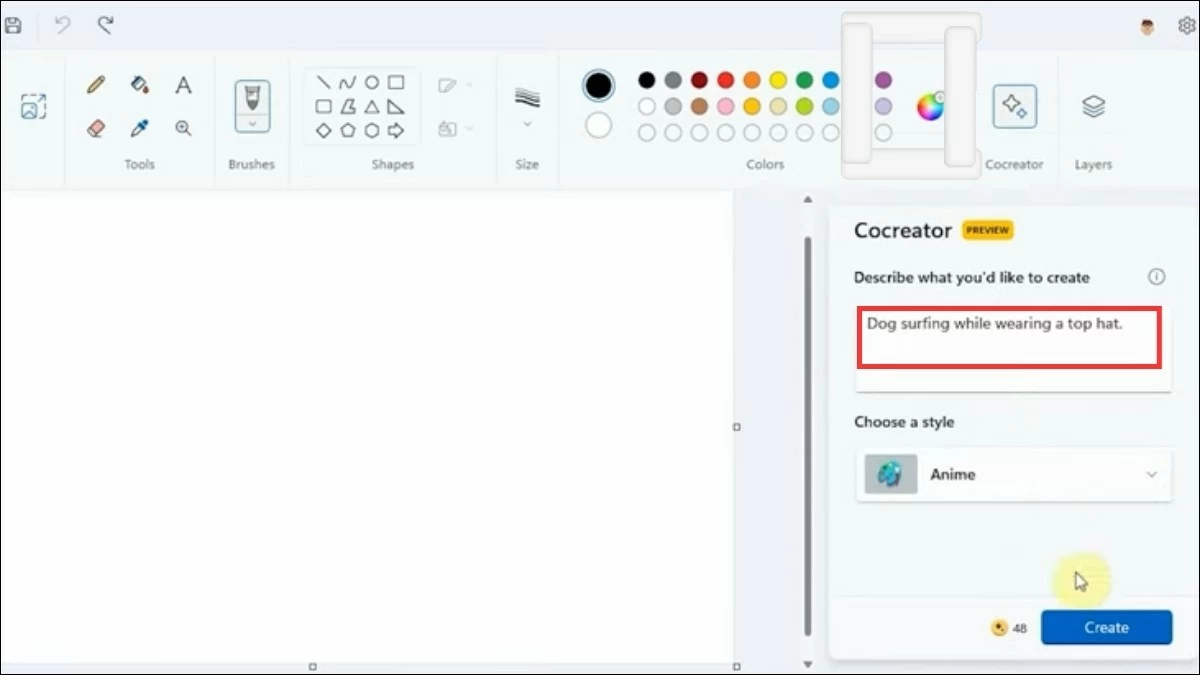 Cách sử dụng Paint CoCreator trên Copilot+ PC để vẽ tranh cực nhanh