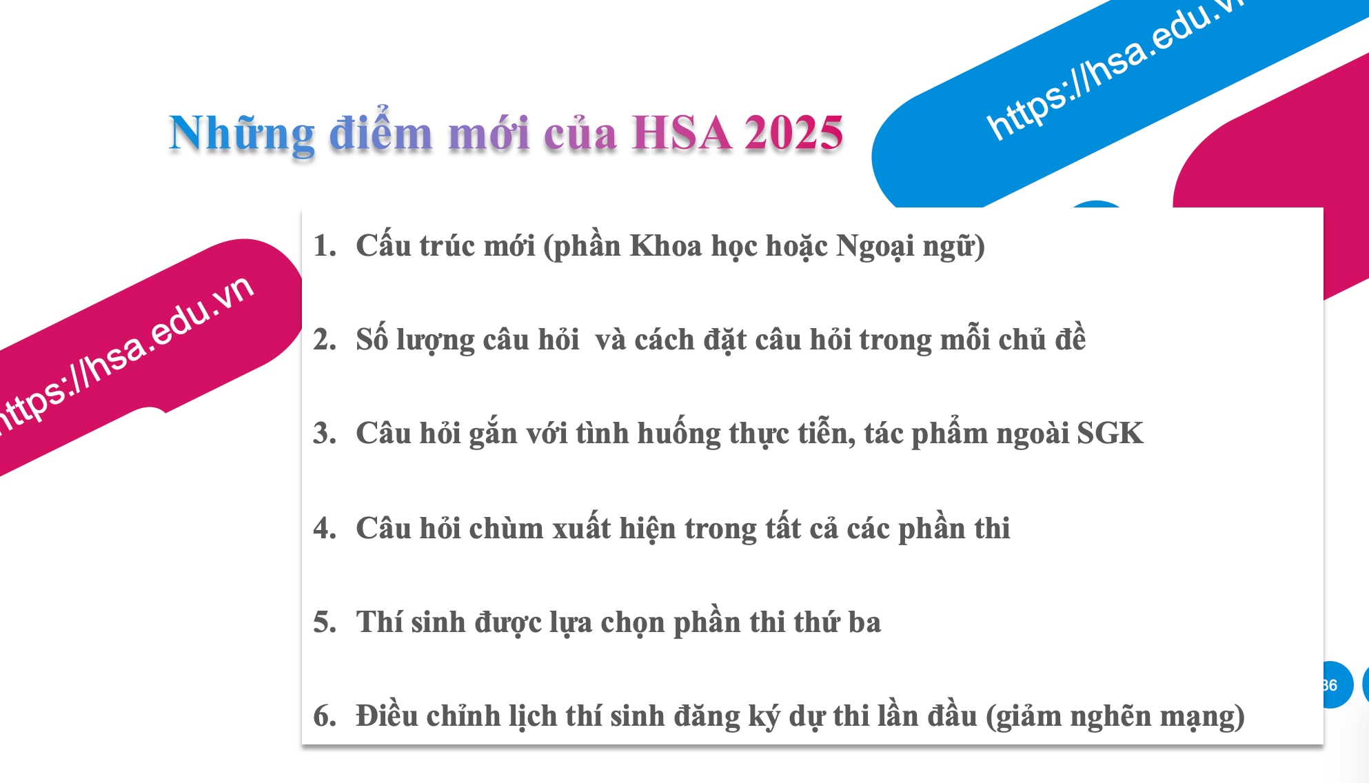 Các mốc thời gian tổ chức Kỳ thi Đánh giá năng lực (HSA) năm 2025 -0