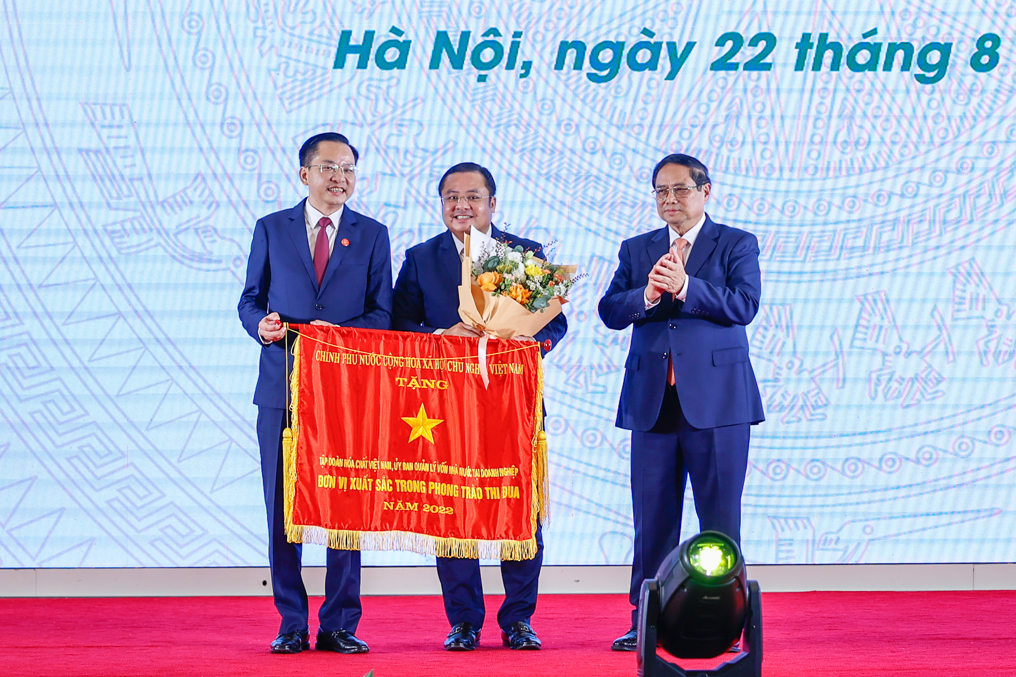 Thủ tướng Phạm Minh Chính dự Lễ kỷ niệm 55 năm Ngày truyền thống ngành Hóa chất Việt Nam -0