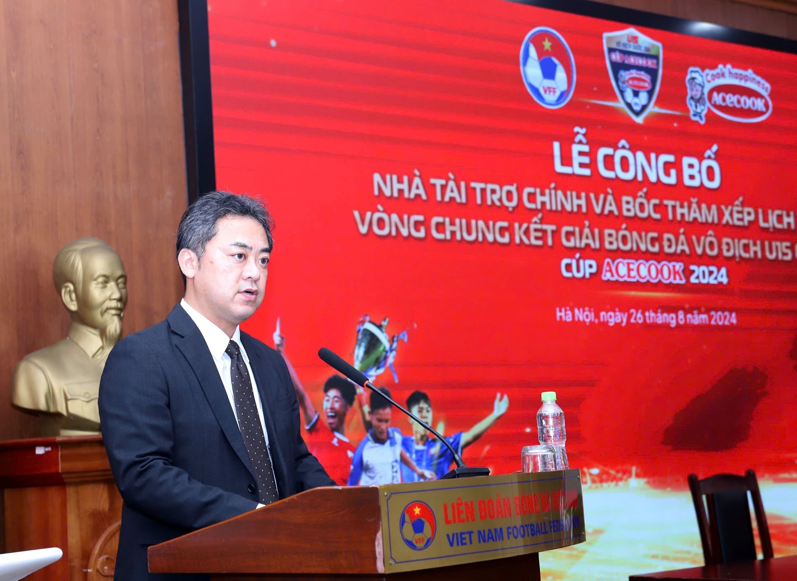 Lễ công bố nhà tài trợ chính Giải Bóng đá vô địch U15 Quốc gia - Cup Acecook 2024- Ảnh 2.