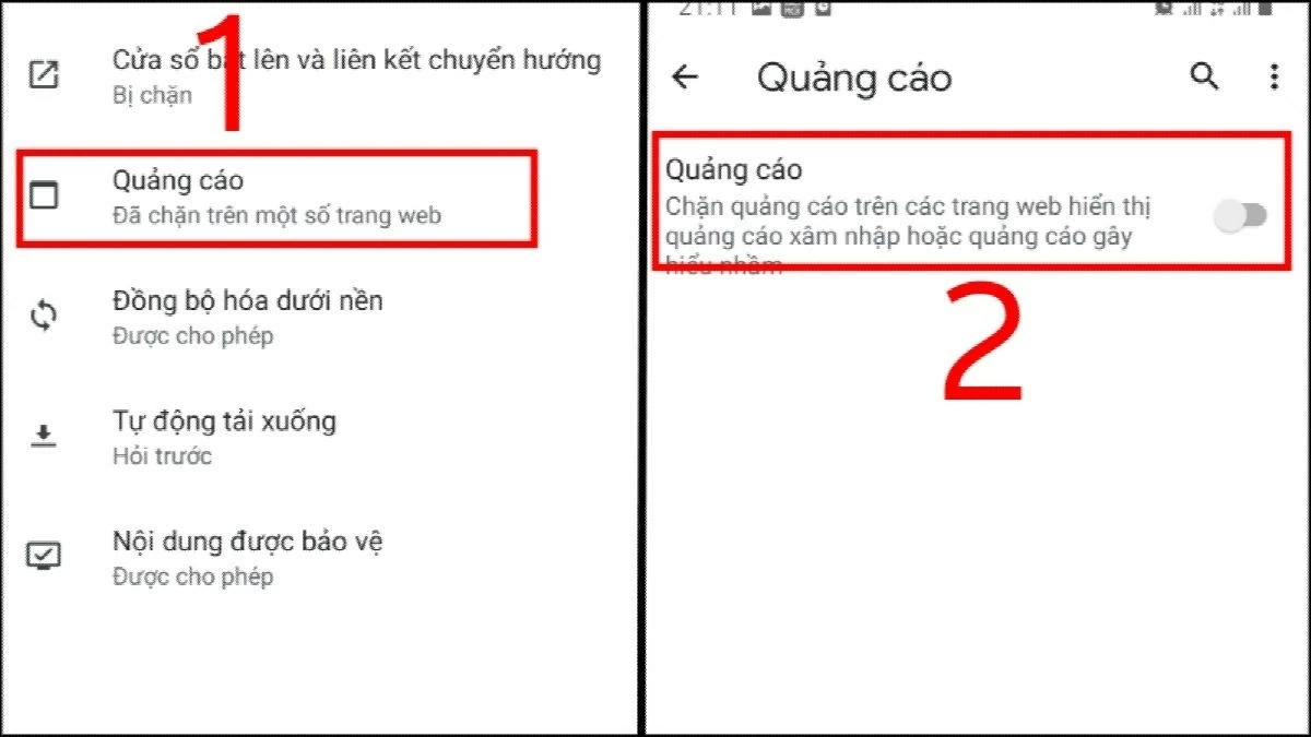 Hướng dẫn chặn quảng cáo trên điện thoại OPPO hiệu quả