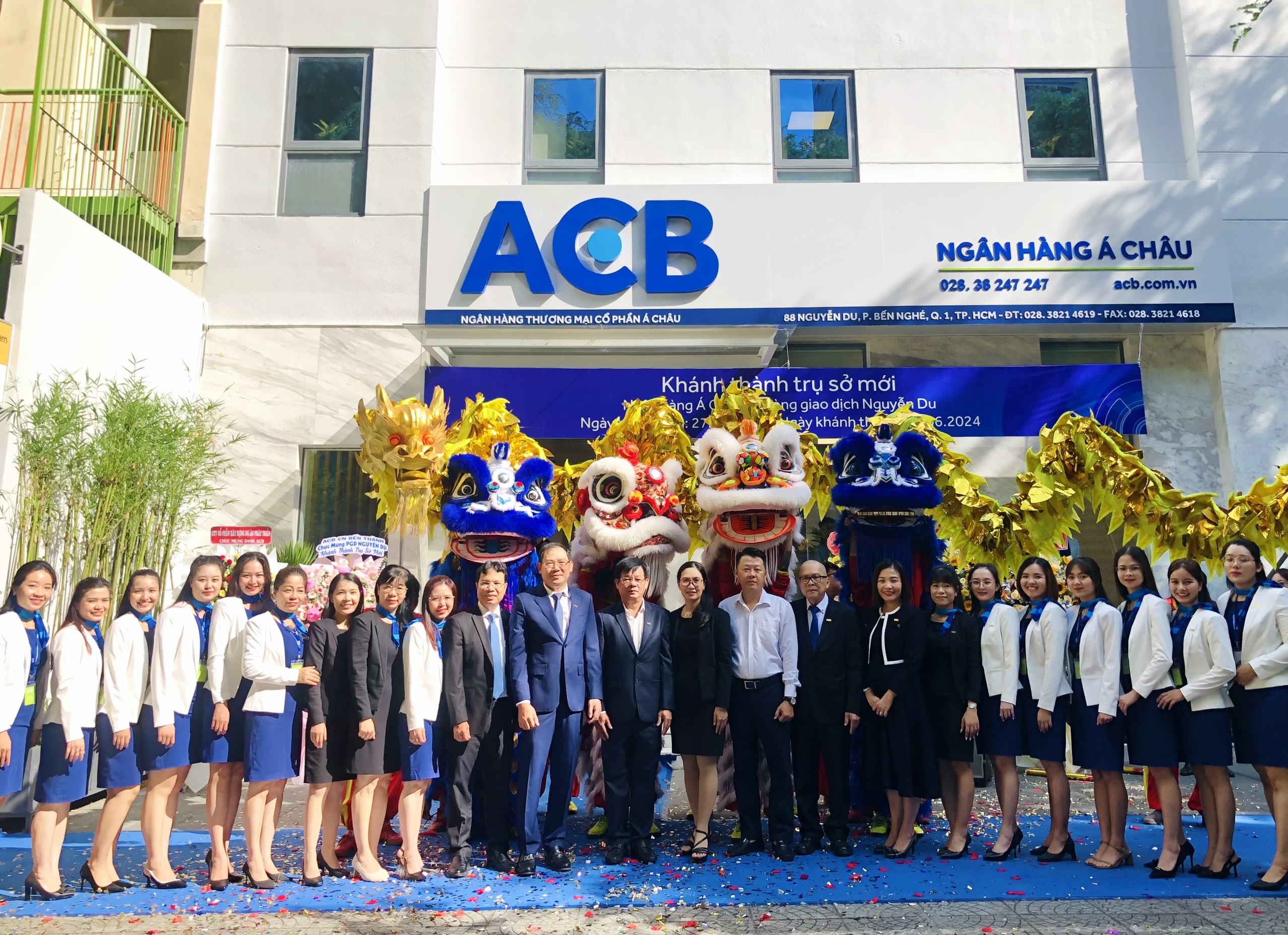 ACB เปิดตัวสำนักงานใหญ่แห่งใหม่ที่สำนักงานธุรกรรมเหงียนดู