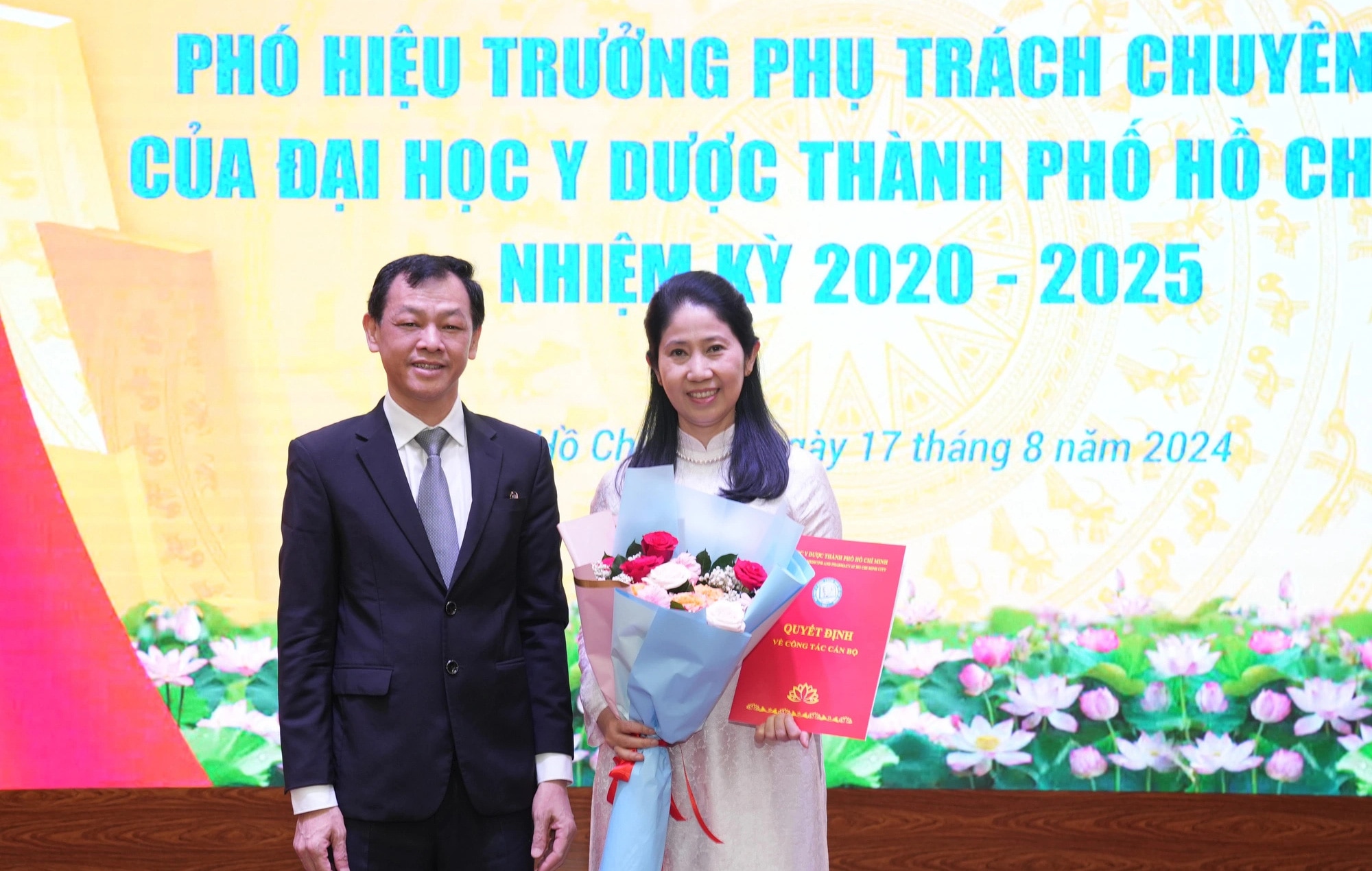 Bác sĩ Vương Thị Ngọc Lan làm phó hiệu trưởng Trường đại học Y Dược TP.HCM- Ảnh 1.