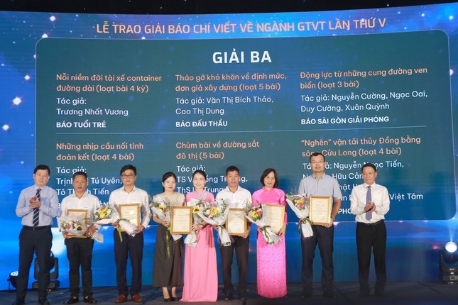 Báo Tiền Phong đoạt giải Ba giải báo chí ngành giao thông vận tải ảnh 1