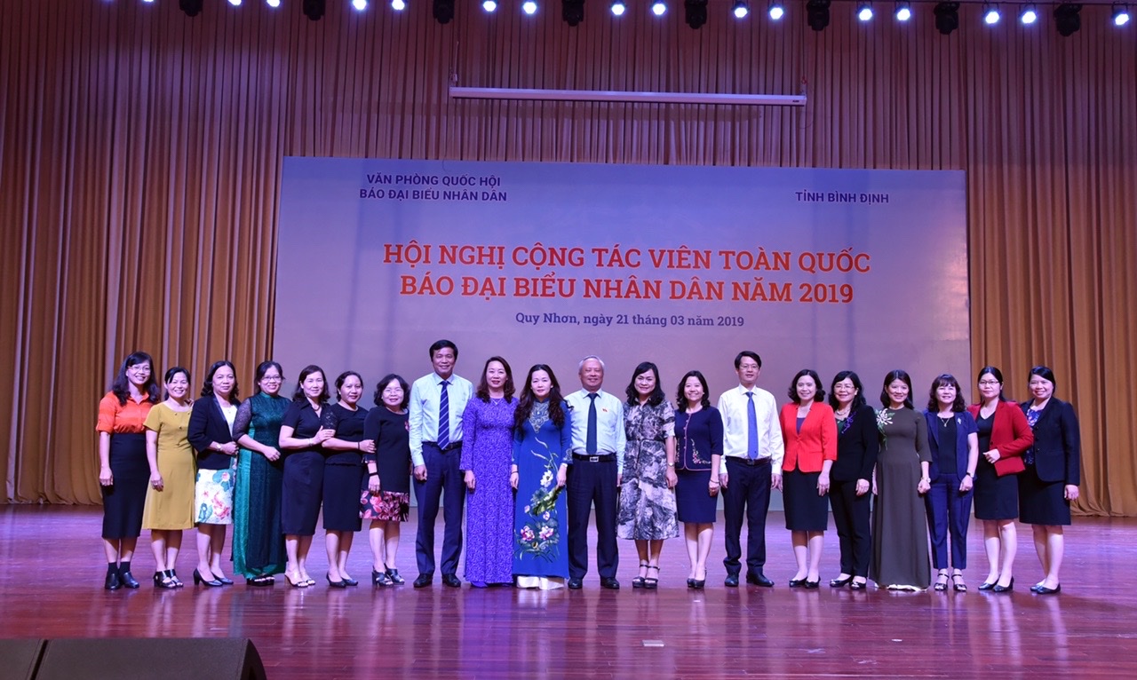 Các đại biểu tham dự Hội nghị Cộng tác viên toàn quốc năm 2019 Báo Đại biểu Nhân dân