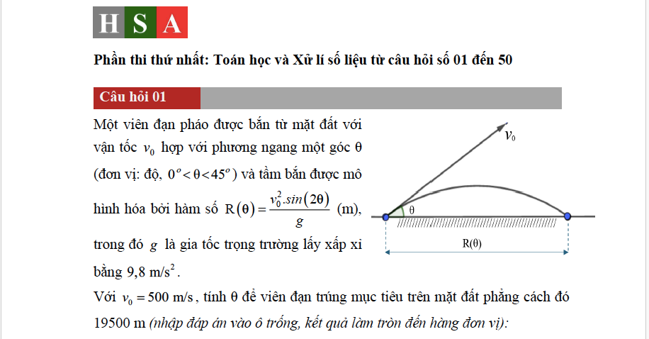 Công bố đề thi tham khảo kỳ thi đánh giá năng lực HSA năm 2025- Ảnh 1.