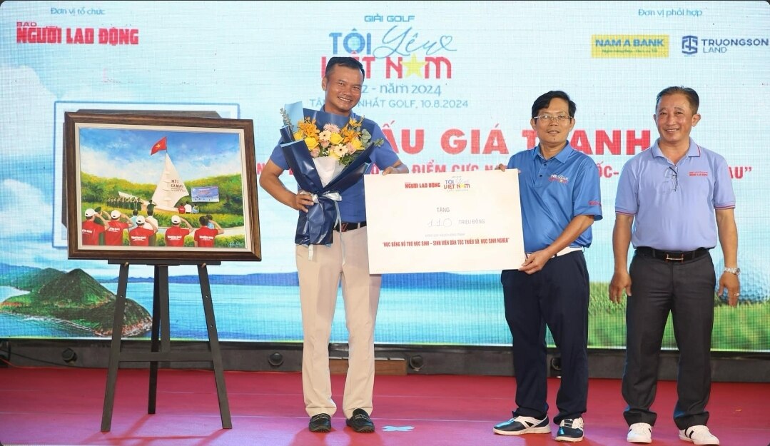 giai golf toi yeu viet nam lan 2 nam 2024 quyen gop ho tro giup do tre em ngheo hinh 1