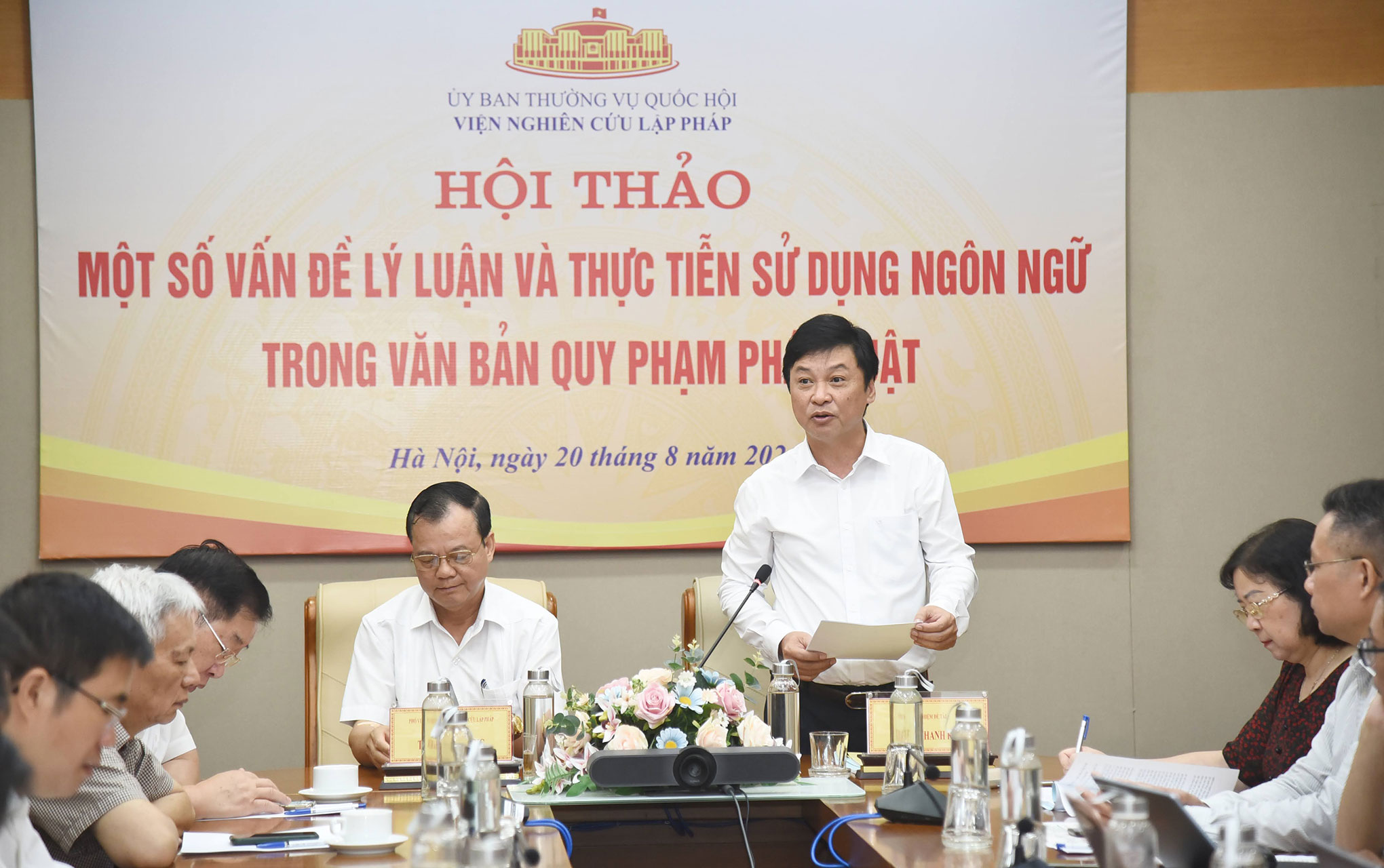 Hội thảo một số vấn đề lý luận và thực tiễn sử dụng ngôn ngữ trong văn bản quy phạm pháp luật -0