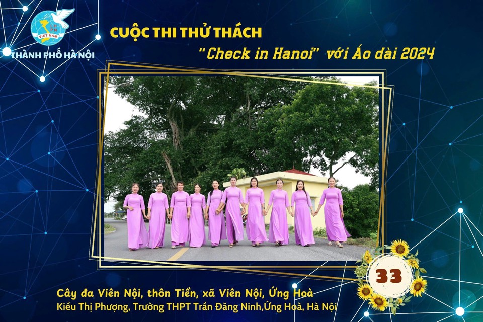 Hiện Ban tổ chức cuộc thi Thử thách “Check in Hanoi” đã nhận được hơn 800 tác phẩm dự thi