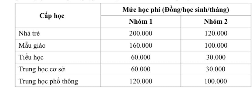 Hướng dẫn chi tiết mức thu học phí, khoản thu dịch vụ năm học mới tại TP HCM- Ảnh 1.