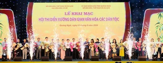 Khai mạc Hội thi Diễn xướng dân gian văn hóa các dân tộc toàn quốc năm 2024 - Ảnh 1.