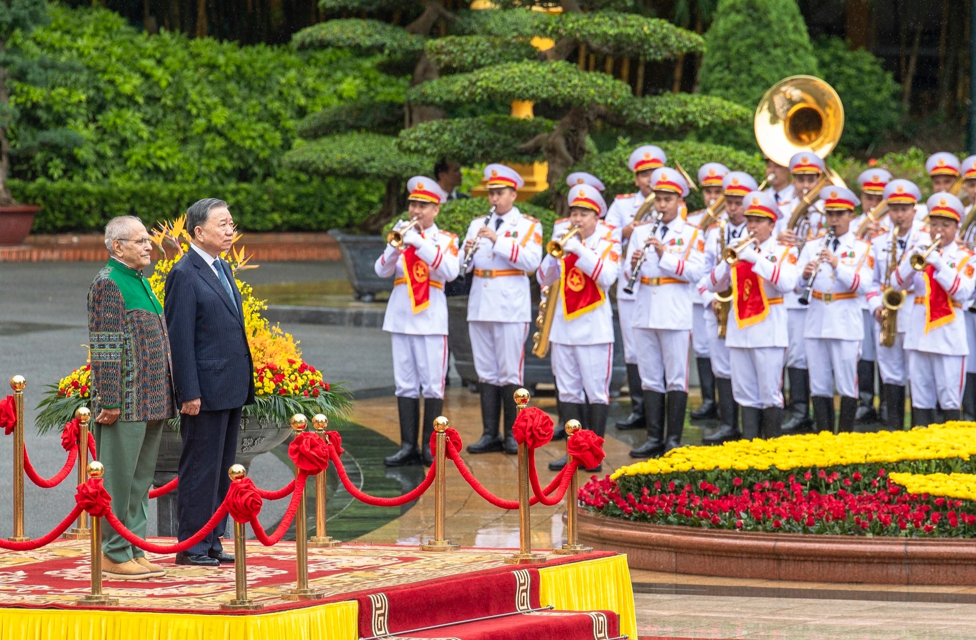 Lễ đón Tổng thống Timor-Leste thăm cấp nhà nước tới Việt Nam- Ảnh 1.