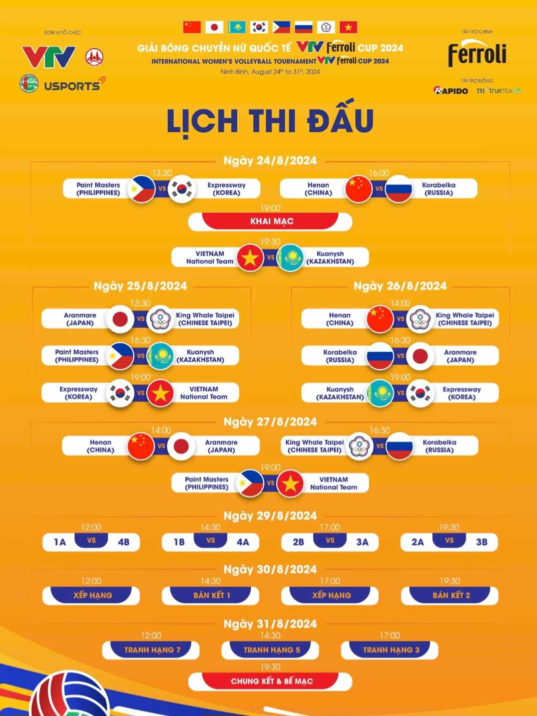 Lịch thi đấu và trực tiếp giải bóng chuyền nữ VTV Cup 2024: Bích Tuyền 'gánh team'- Ảnh 3.