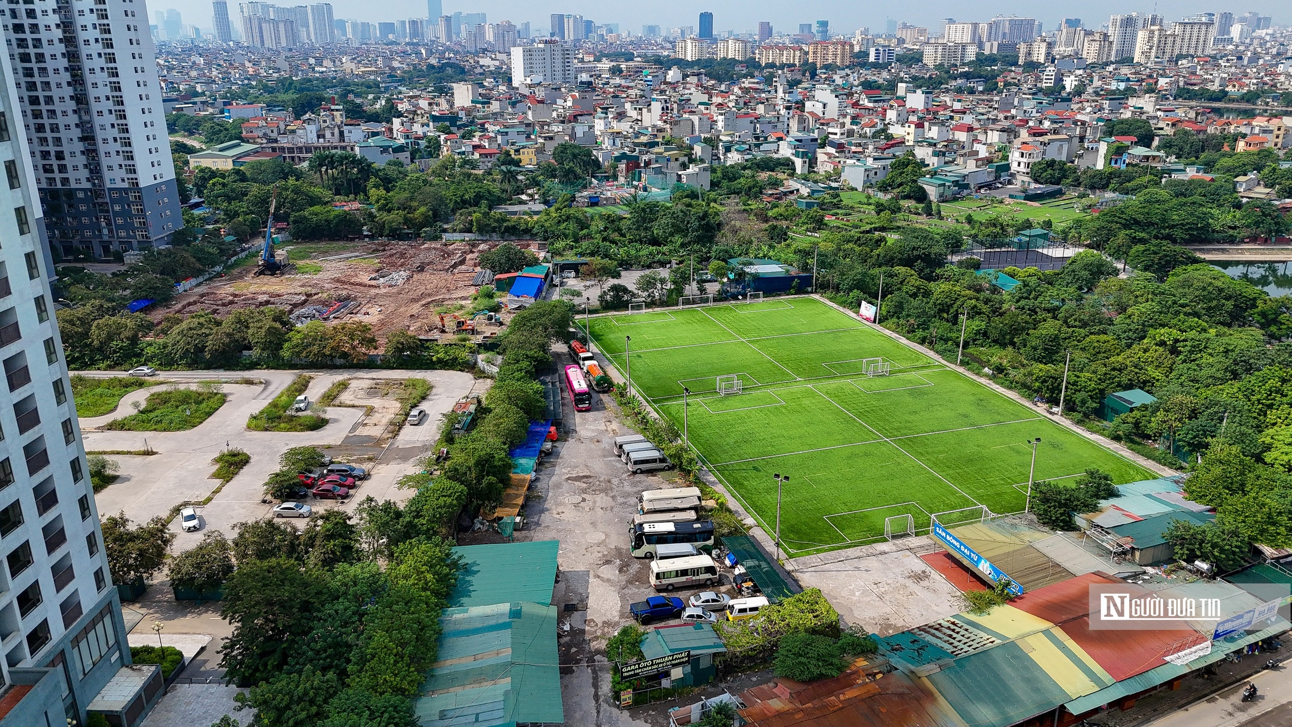 Hà Nội: Loạt bãi xe, sân tập lái xe 