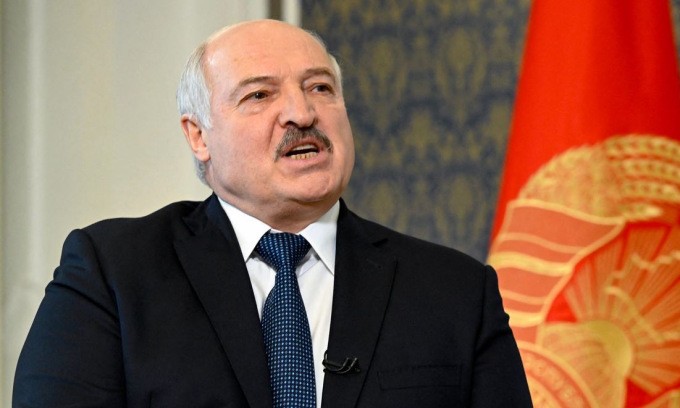 Tổng thống Belarus Alexander Lukashenko. (Nguồn: AFP)