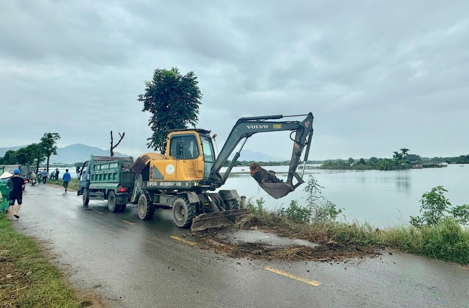 Người dân một số địa phương tập trung khắc phục hậu quả sau đợt mưa lũ cuối tháng 7, đầu tháng 8/2024.