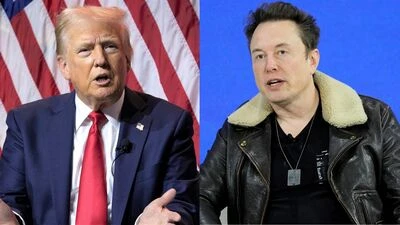 Cựu Tổng thống Donald Trump và tỷ phú Elon Musk. Ảnh: Bloomberg