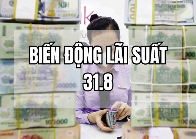 Biến động lãi suất 31.8: Nhiều nơi trả lãi cao vượt 7,5%