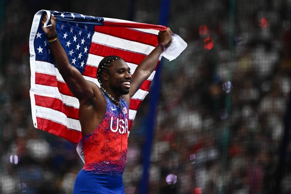 Noah Lyles giành HCV nội dung 100 m ở Olympic nhờ nhanh hơn đối thủ... 0,005 giây- Ảnh 1.