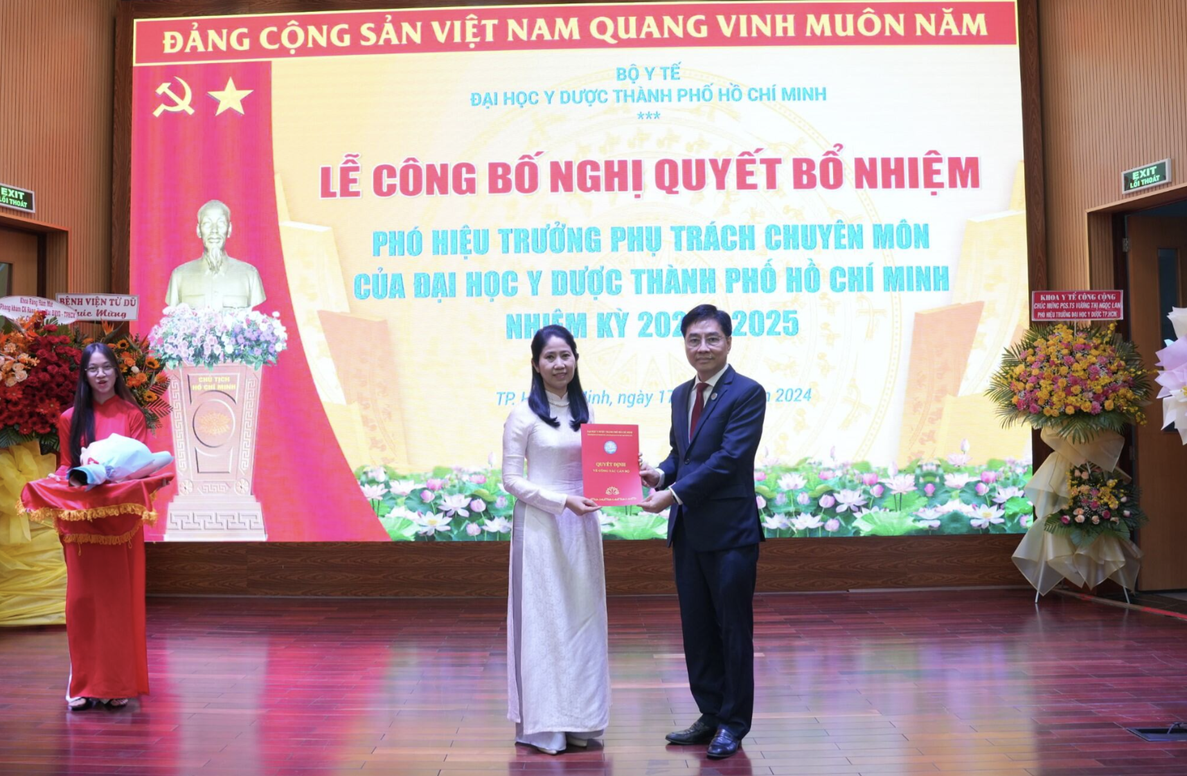 PGS-TS Vương Thị Ngọc Lan làm phó hiệu trưởng Trường ĐH Y dược TP HCM- Ảnh 1.