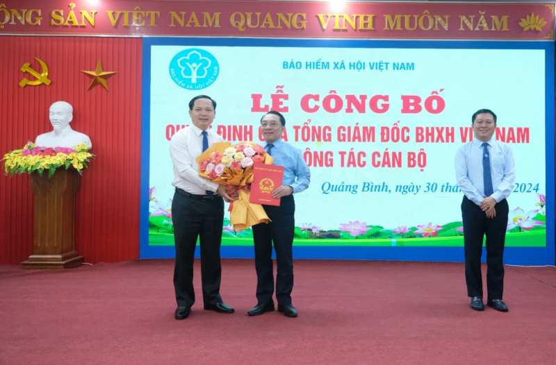 Bổ nhiệm tân Giám đốc BHXH tỉnh Quảng Bình  -0