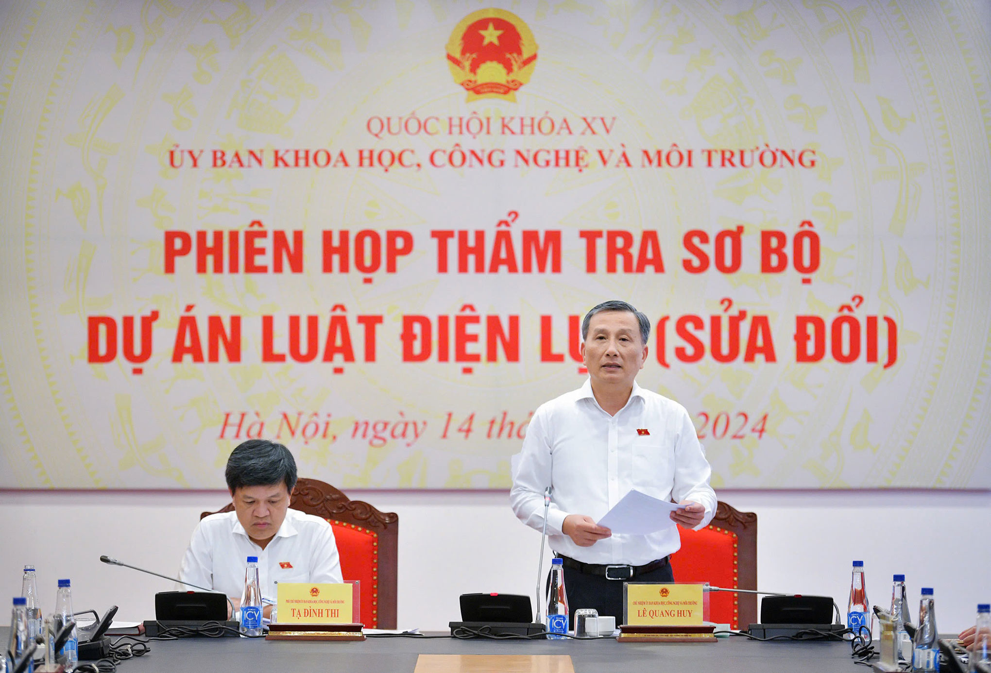 Thẩm tra sơ bộ dự án Luật Điện lực (sửa đổi) -0