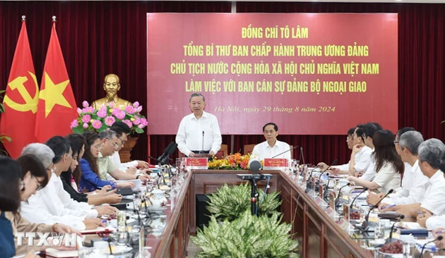 Tổng Bí thư, Chủ tịch nước Tô Lâm: Xây dựng, củng cố ngoại giao thời đại mới -0