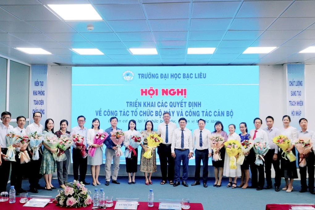 Trường Đại học Bạc Liêu lập mới, đổi tên hàng loạt khoa, phòng - 1