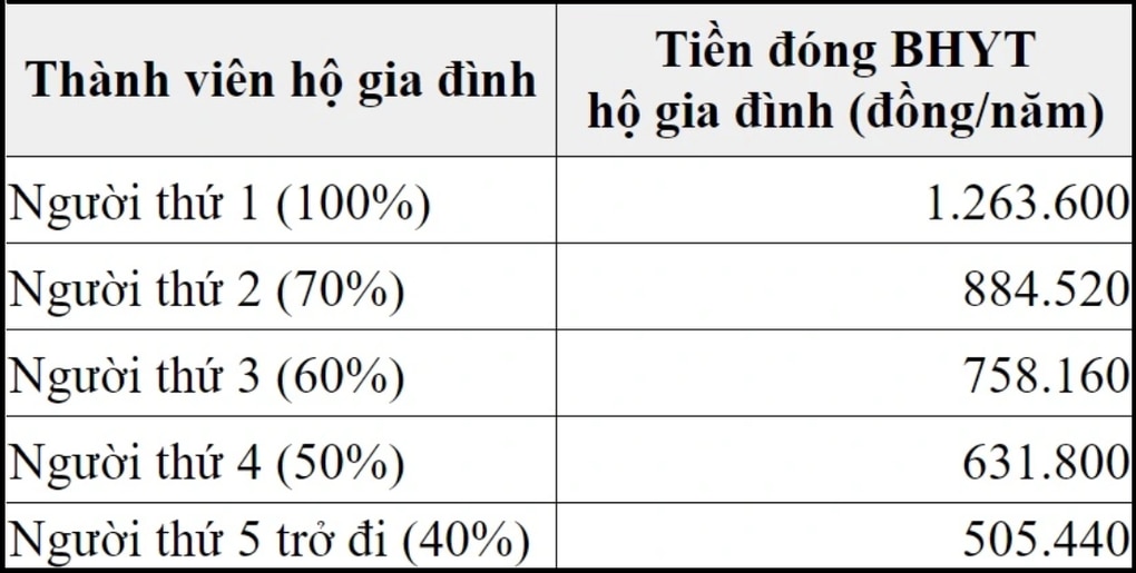 Vì sao nhà có 6 người tham gia BHYT nhưng không được giảm mức đóng? - 2