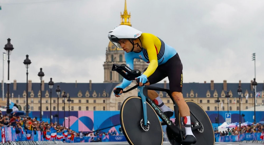 Wout van Aert là ứng viên HCV xe đạp đường trường nam Olympic 2024