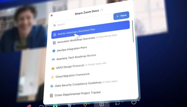 Zoom Docs sẽ cạnh tranh trực tiếp với Google Docs. Ảnh Zoom