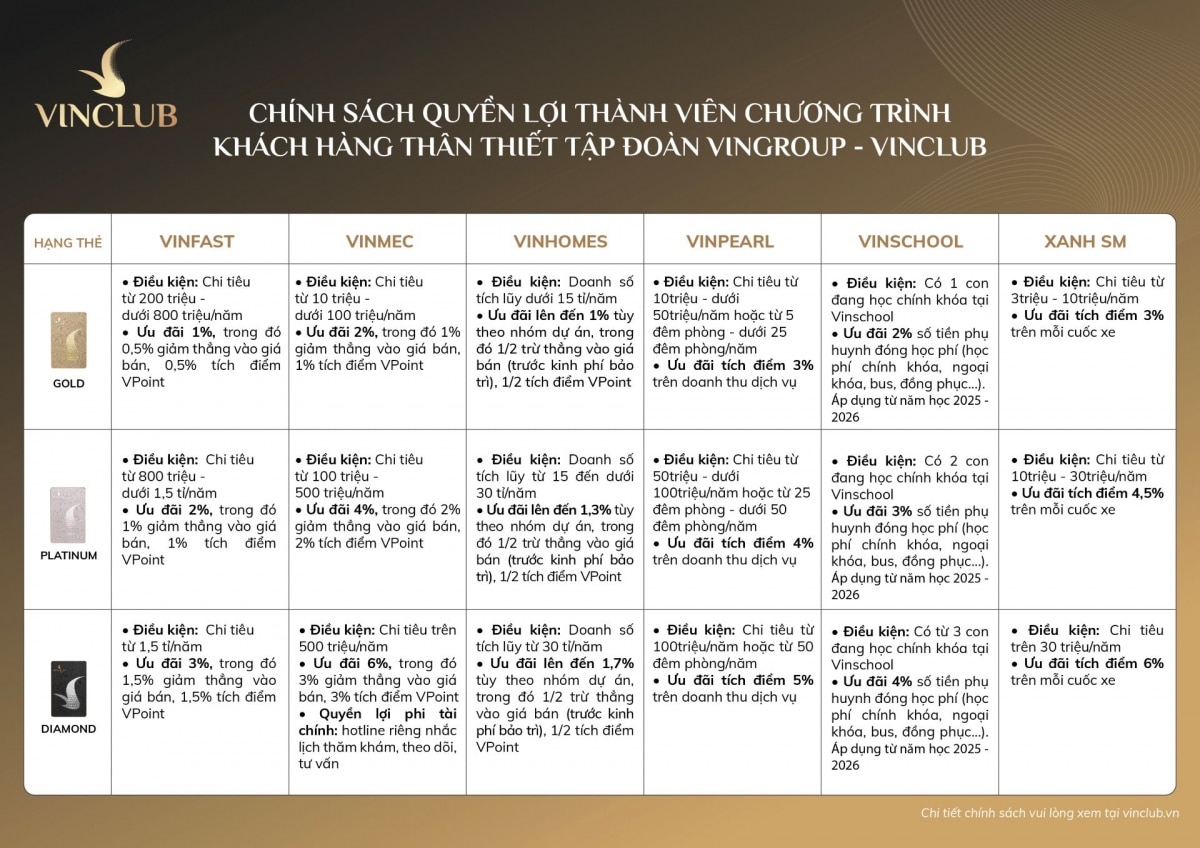 Vingroup ra mắt chương trình khách hàng thân thiết VinClub