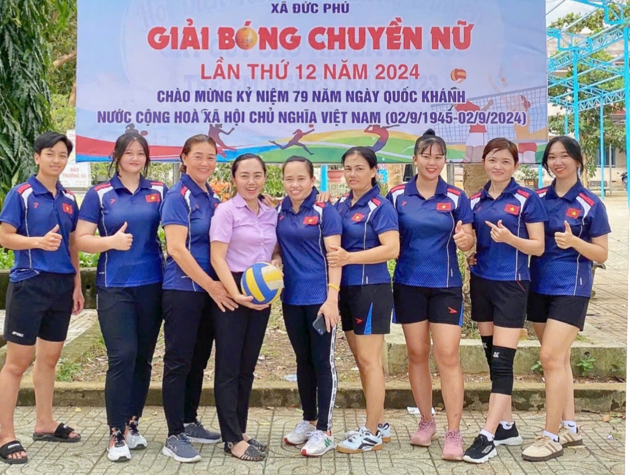 Bình Thuận: Sôi nổi Giải bóng chuyền nữ xã Đức Phú chào mừng Quốc khánh 2.9 -1