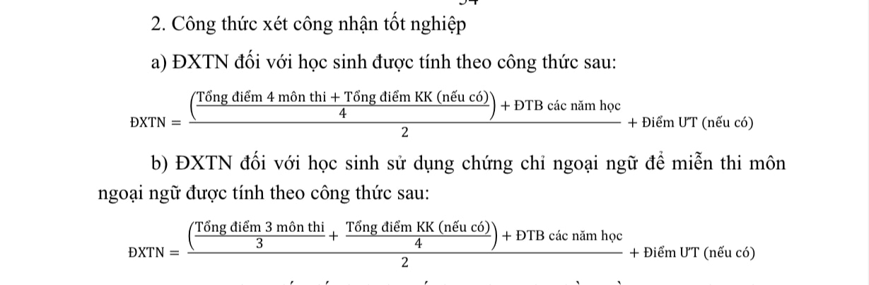 Dự thảo thi tốt nghiệp THPT 2025: Miễn ngoại ngữ không xét tính điểm- Ảnh 3.