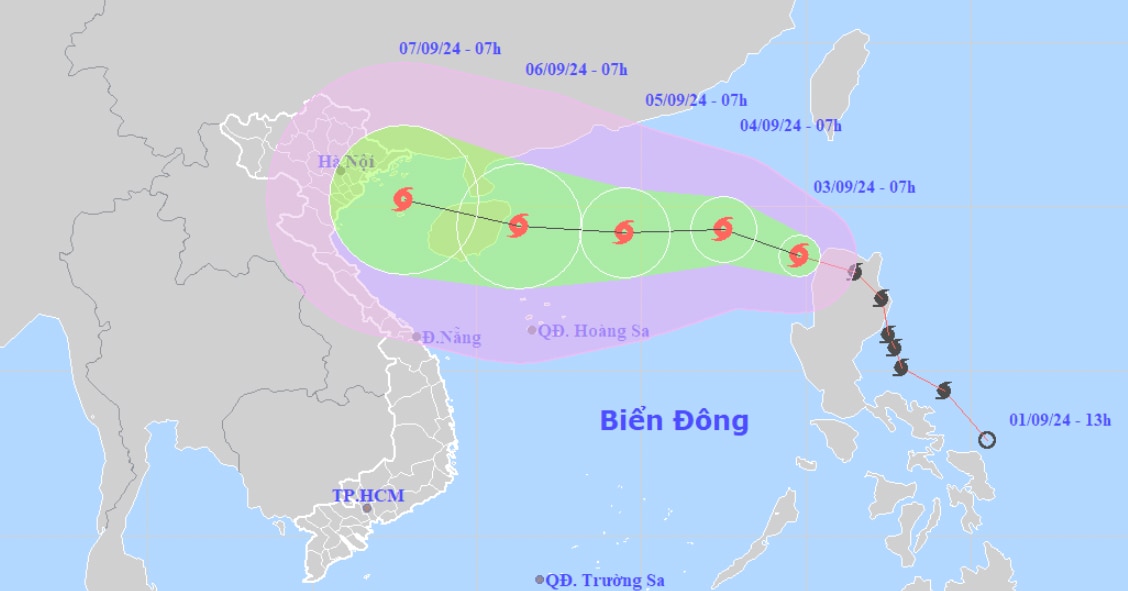 Typhoon Yagi entered the East Sea this morning, continuing to