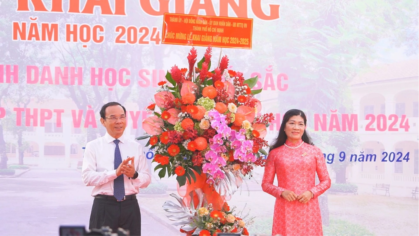 Lãnh đạo Đảng, Nhà nước dự khai giảng năm học mới 2024 – 2025- Ảnh 9.