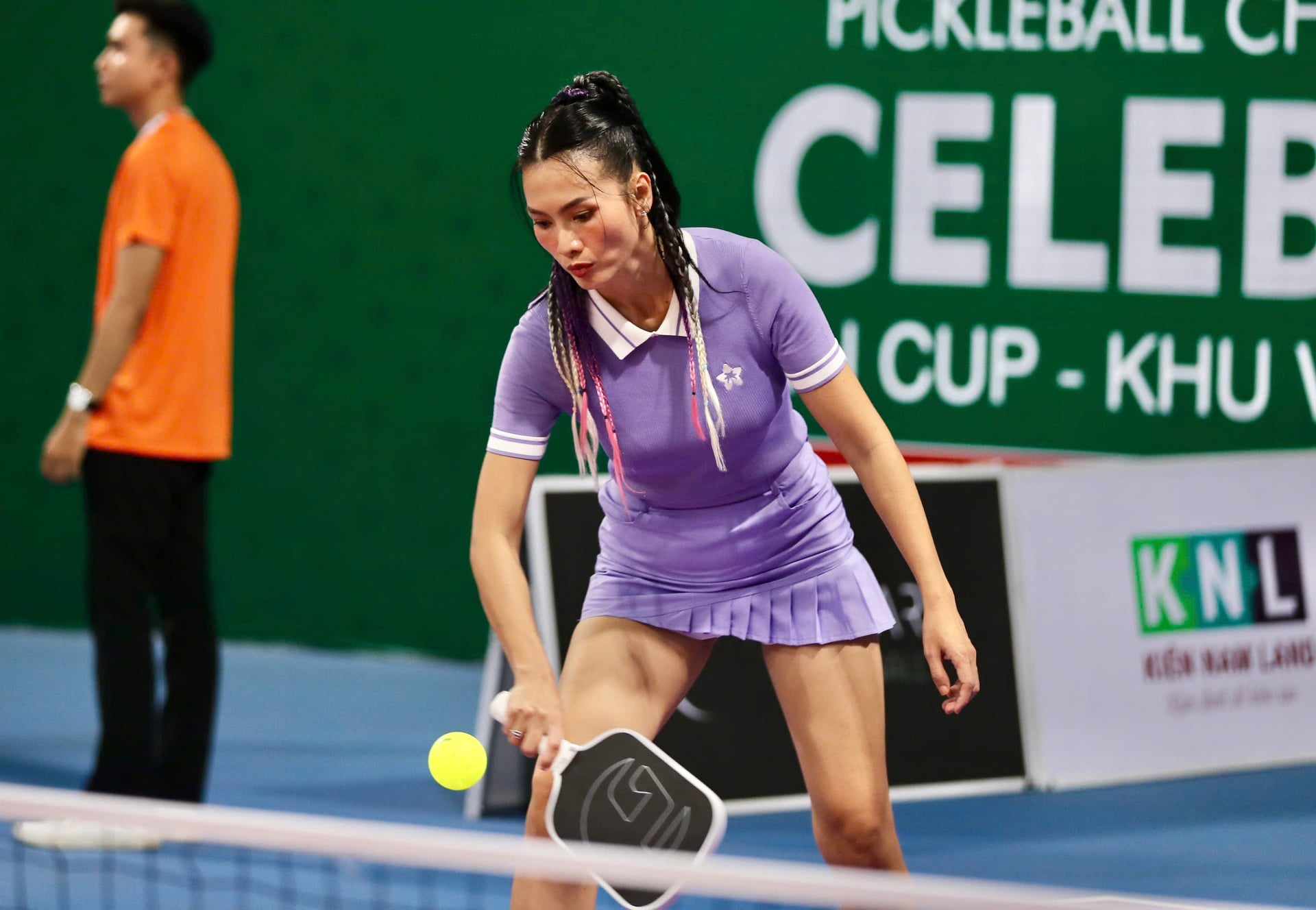 Cặp siêu mẫu Lê Thúy - Anh Thư vô địch giải Pickleball Celebrity Championship- Ảnh 3.