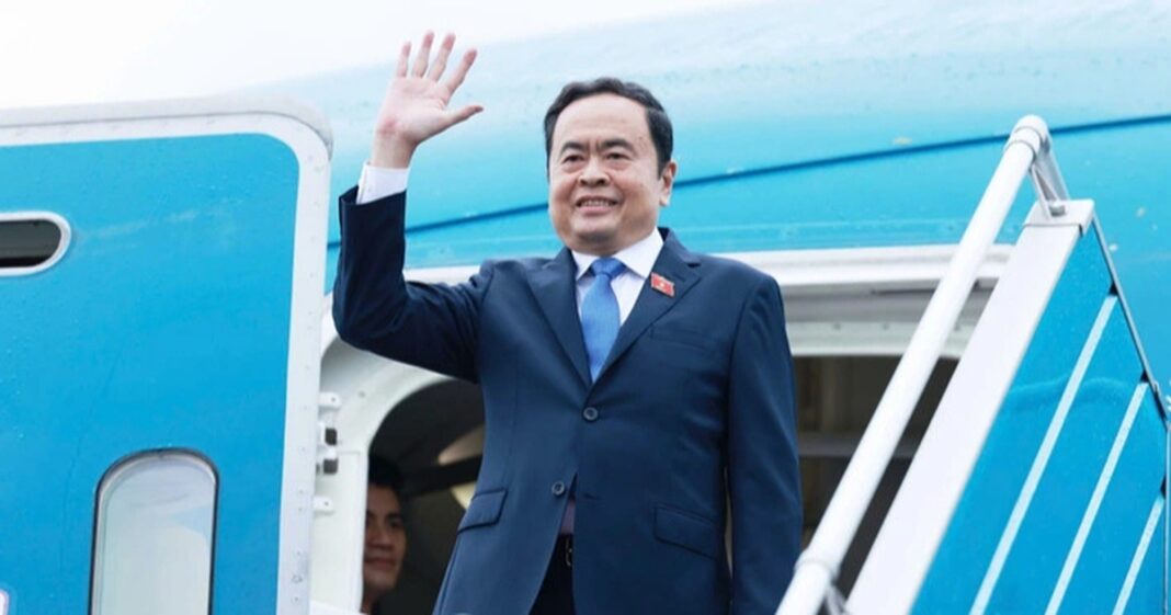 Chủ tịch Quốc hội Trần Thanh Mẫn lên đường thăm chính thức Nga