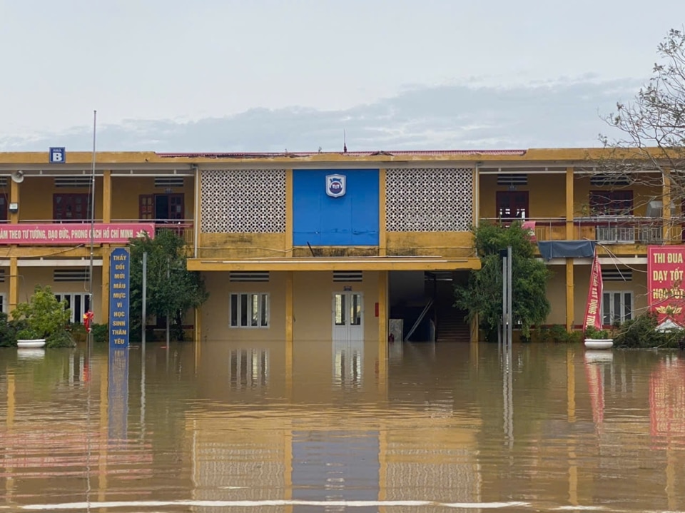 Trường tiểu học Ngọc Xuyên, phường Ngọc Xuyên, quận Đồ Sơn. Ảnh: Vĩnh Quân