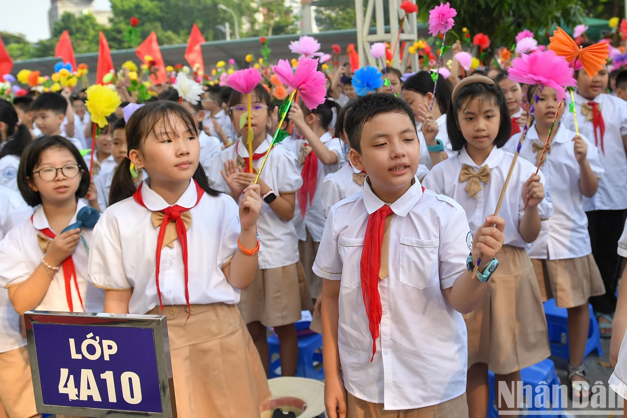 [Ảnh] Những khoảnh khắc đáng yêu ngày hội tựu trường tại Hà Nội ảnh 10