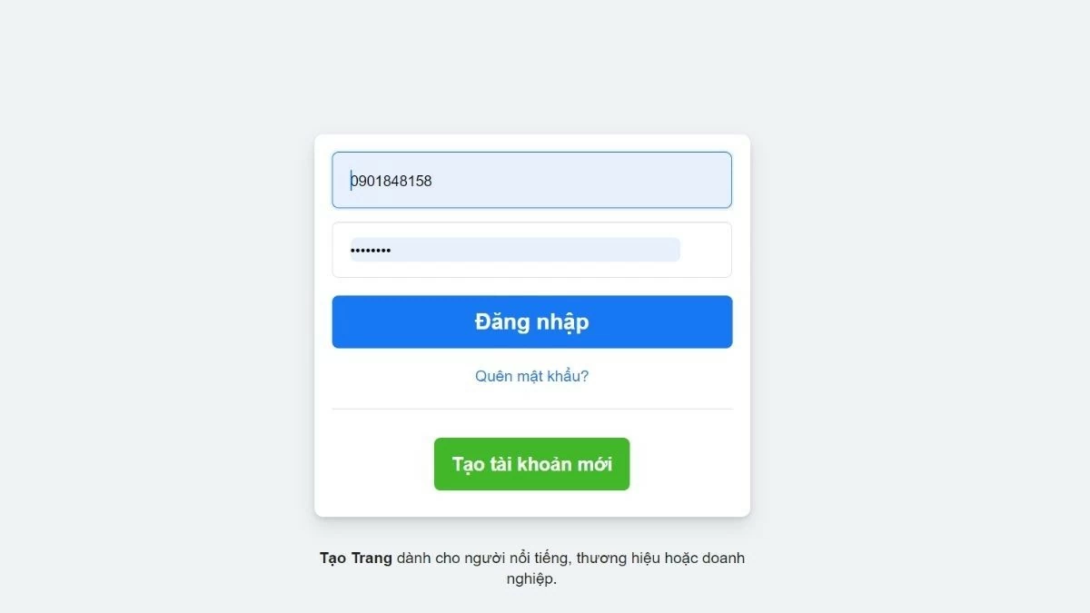 Lấy lại mật khẩu Facebook bằng số điện thoại, gmail khi quên dễ dàng