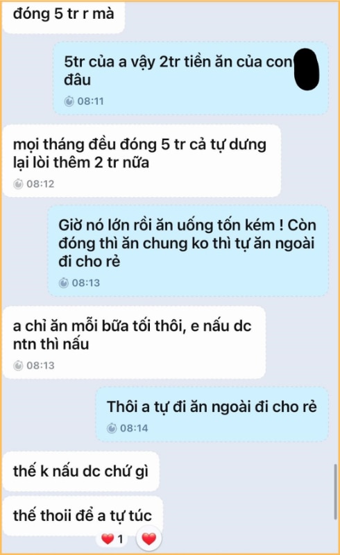 Nhà 4 người, chồng lương 30 triệu nhưng chỉ đưa cho vợ 5 triệu lo ăn uống: CĐM bức xúc 'thế này là ở ghép chứ vợ chồng gì?!' - Ảnh 2.