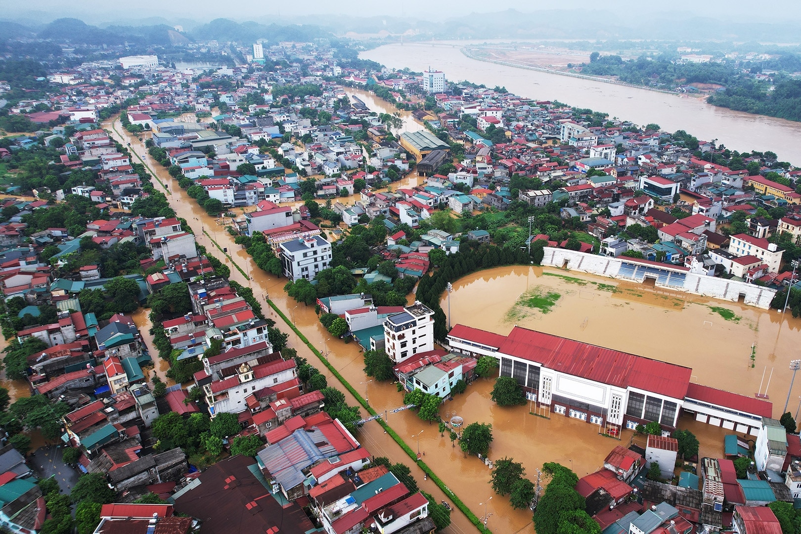 Yên Bái chìm trong biển nước, nhưng không có vùng bị cô lập thông tin