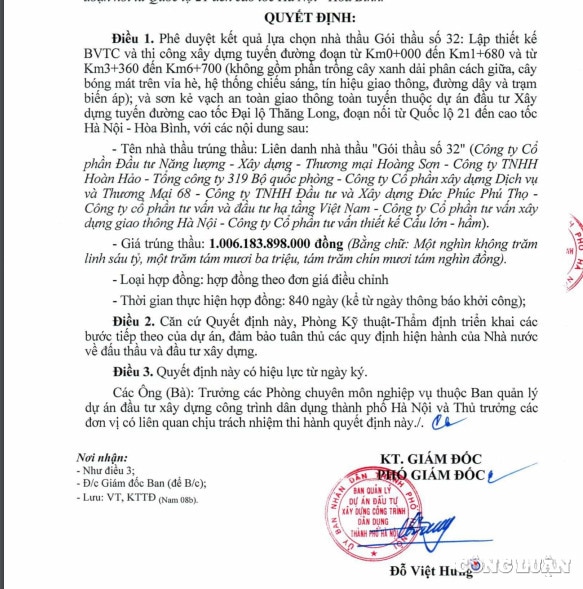 lien tuc trung cac goi thau khung sat gia du toan tai hoa binh nhung ket qua kinh doanh lai beo bot dung sau cong ty hoang son la ai hinh 3