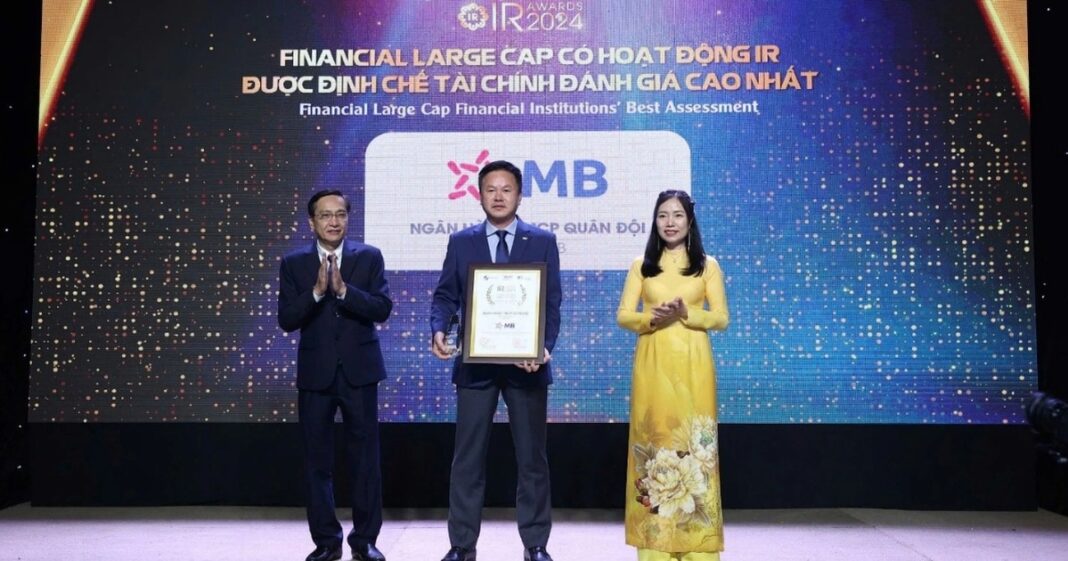 MB nhận 2 giải thưởng tại IR Awards 2024